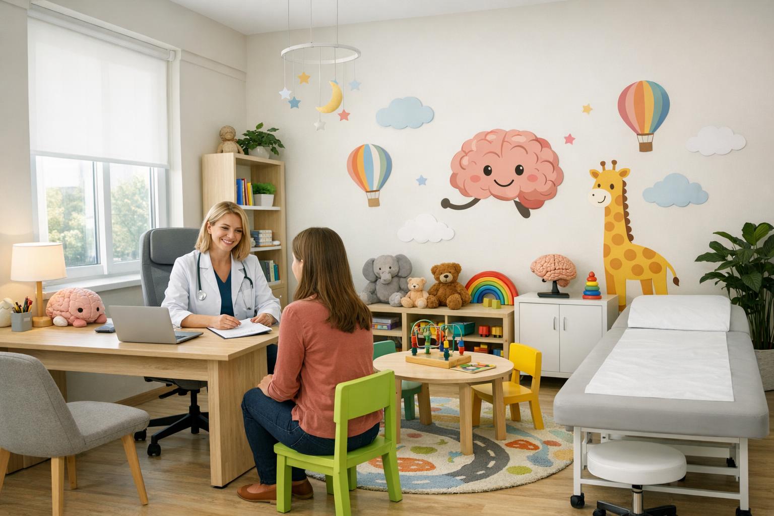 Gabinet neurologa dziecięcego w Rzeszowie, przyjazne wnętrze